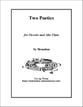 Two Poetics for Piccolo and Alto Flute P.O.D. cover